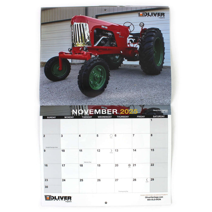 2025 Oliver Heritage 13 Month Wall Calendar