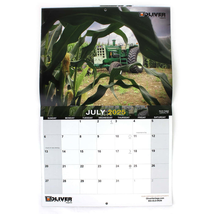 2025 Oliver Heritage 13 Month Wall Calendar