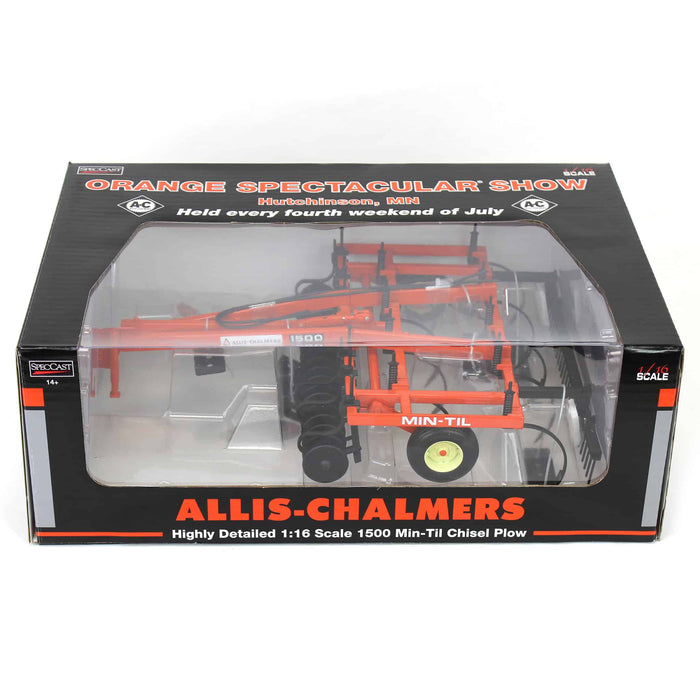 1/16 Allis Chalmers 1500 Min-Til Chisel Plow, 2024 Orange Spectacular Show