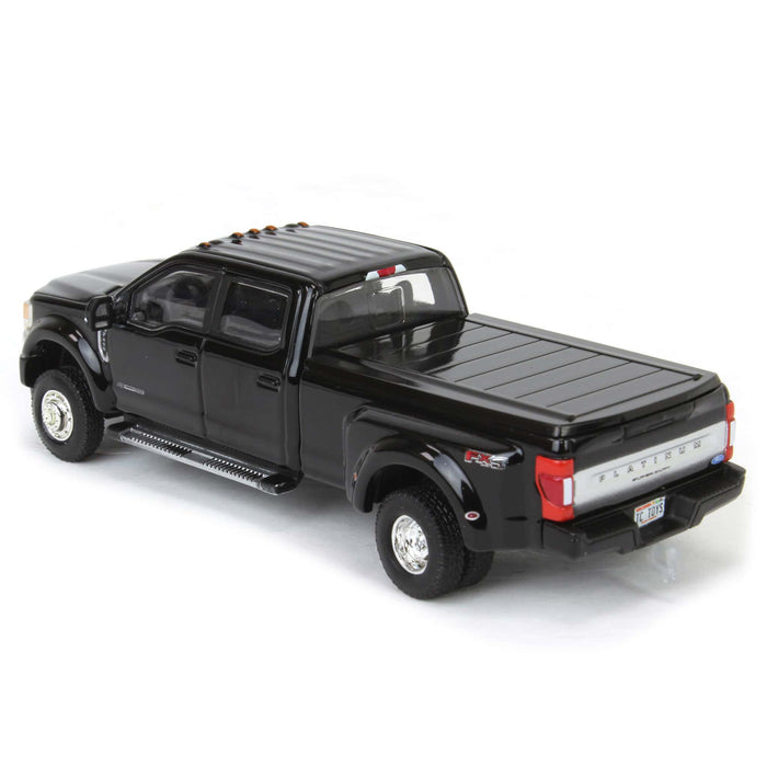 1/64 2020 Ford F-450 Platinum Super Duty Dually Pickup Truck, Agate Black, Town & Country Exclusive