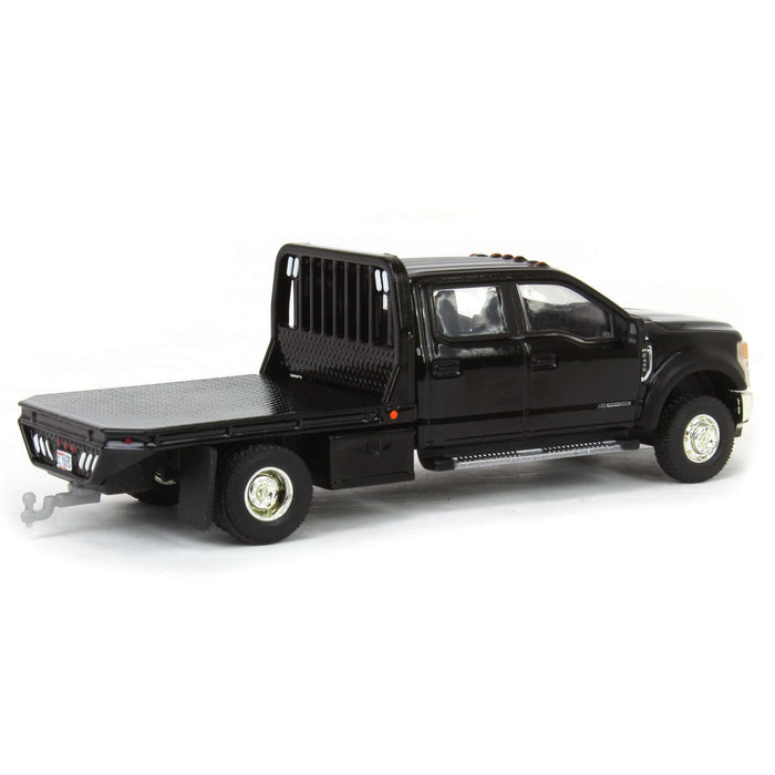 1/64 2020 Ford F-450 XLT Super Duty Dually Flatbed, Agate Black, Town & Country Exclusive