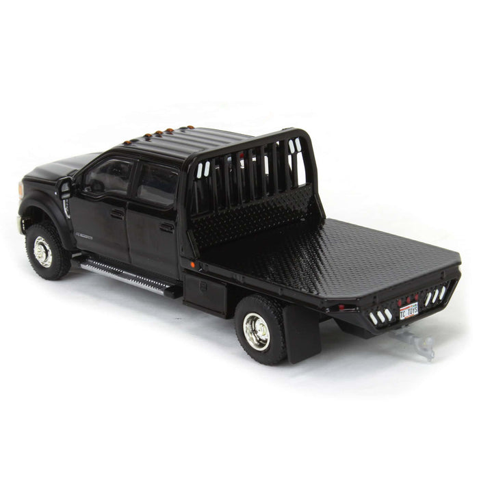 1/64 2020 Ford F-450 XLT Super Duty Dually Flatbed, Agate Black, Town & Country Exclusive