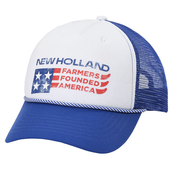 New Holland Farmers Founded America White & Blue Cap