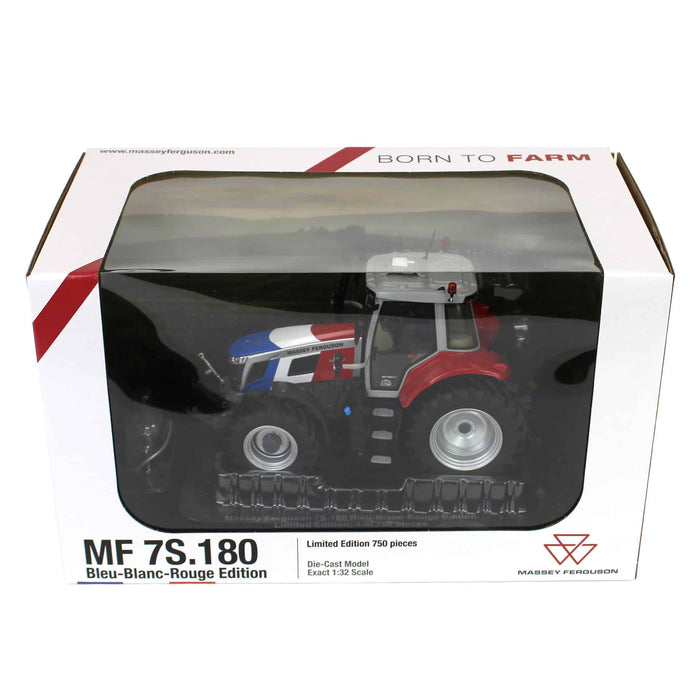 1/32 Massey Ferguson 7S.180 Tractor, "Blue White Red"  Limited Edition, 1 of 750