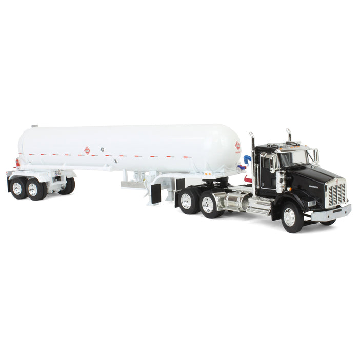 1/64 Black Kenworth T800 w/ Mississippi LP Anhydrous Tanker, DCP by First Gear