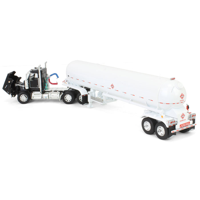 1/64 Black Kenworth T800 w/ Mississippi LP Anhydrous Tanker, DCP by First Gear