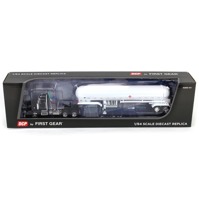 1/64 Black Kenworth T800 w/ Mississippi LP Anhydrous Tanker, DCP by First Gear