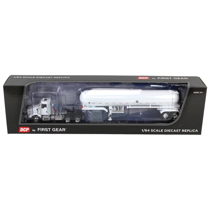 1/64 White Kenworth T800 w/ Mississippi LP Anhydrous Tanker, DCP by First Gear