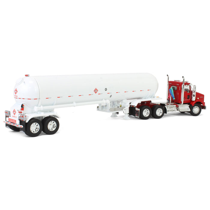 1/64 Red Kenworth T800 w/ Mississippi LP Anhydrous Tanker, DCP by First Gear