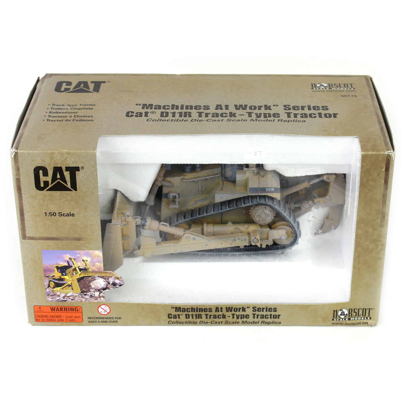 1/50 CAT D11R Track Tractor, Special Muddy Edition, Machines at Work, by Norscot Group Inc