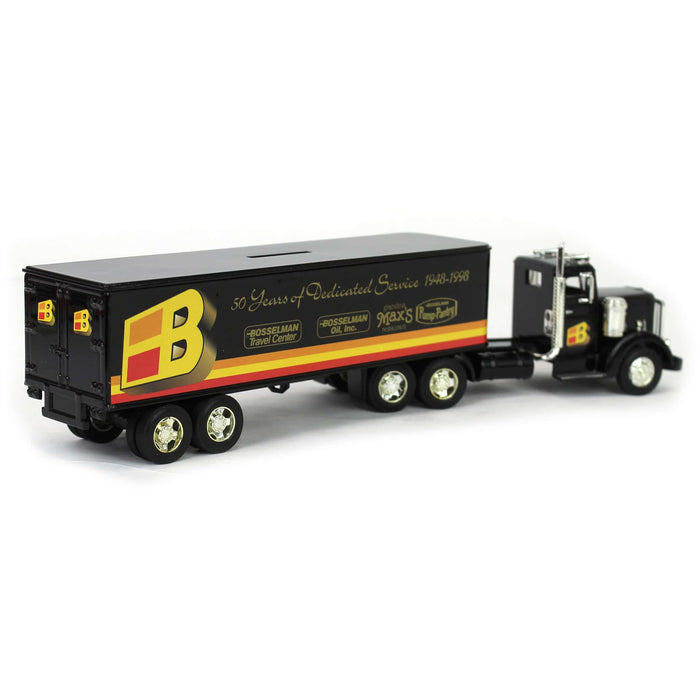 1/64 1948 Peterbilt 344 Bosselman Semi Truck & Trailer, Limited Edition