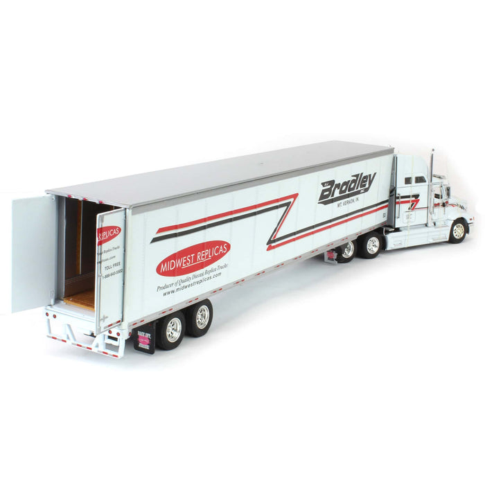 1/53 International 9400i Bradley Trucking Semi with Wabash Duraplate Trailer