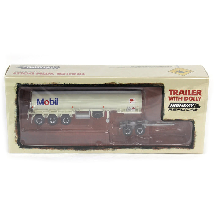 1/64 Mobil Tanker Trailer with Dolly by Highway Replicas