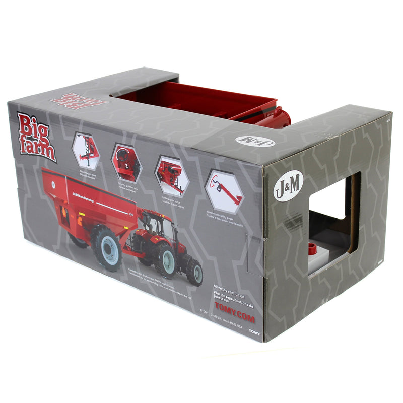 1/16 Big Farm Red J&M 875 Grain Cart, Outback Toys Exclusive