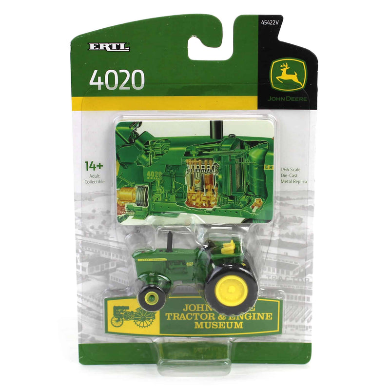 1/64 John Deere 4020 Tractor by ERTL, Waterloo Museum Edition