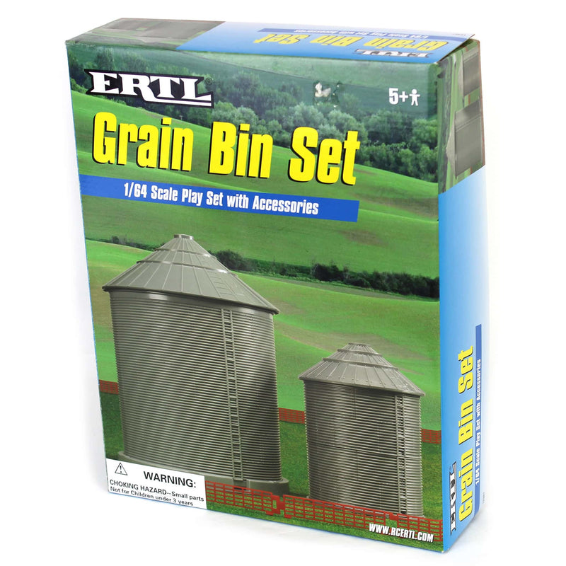 1/64 Grain Bin Set with Accessories