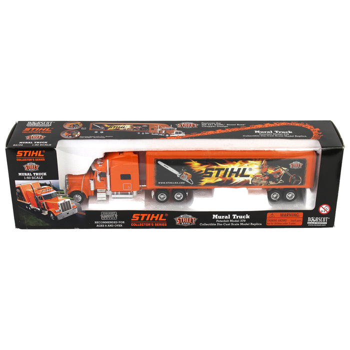 1/50 Stihl Mural Peterbilt 379 Semi and Box Trailer, Collector's Series