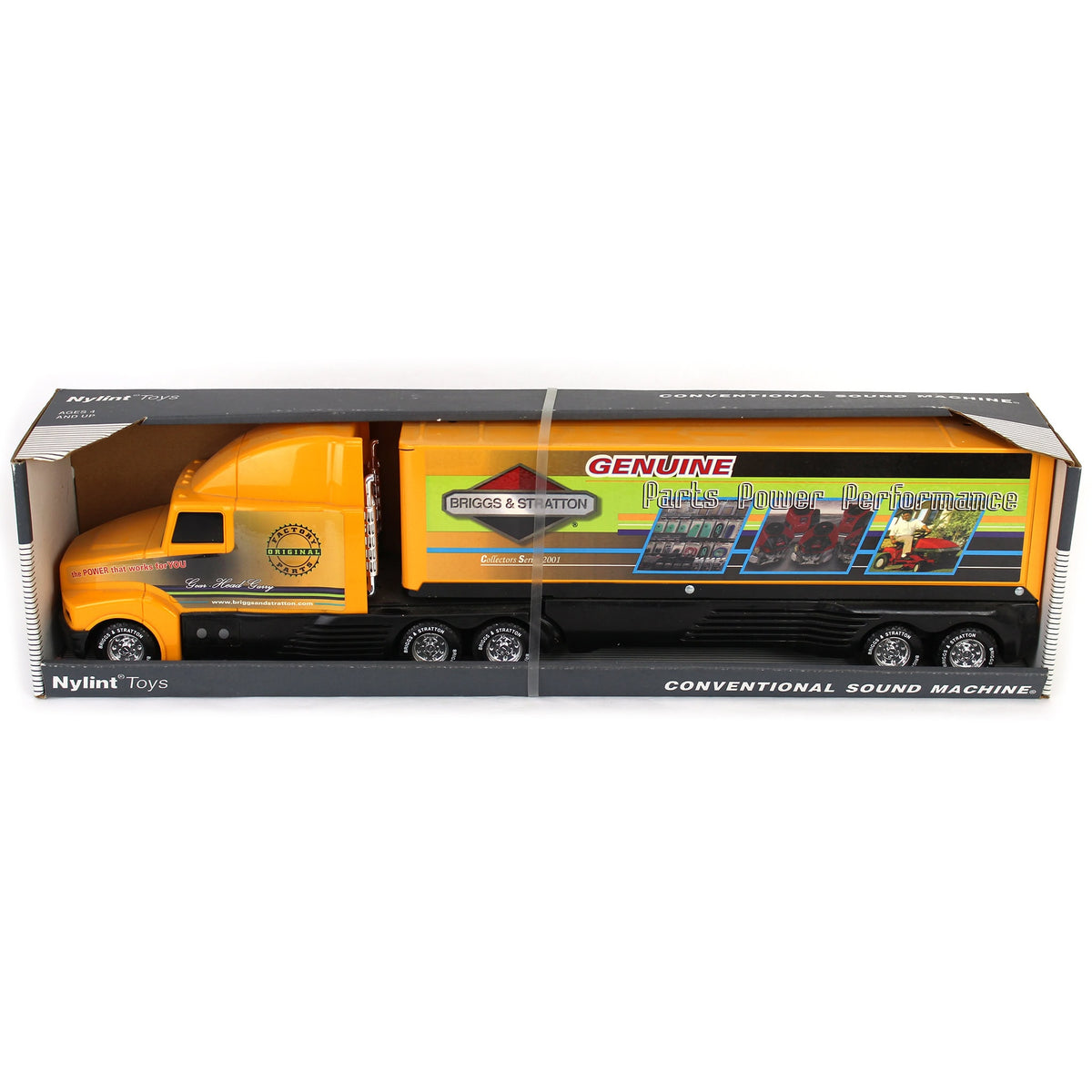 NYLINT トレーラー ブリキ Nylint Briggs & Stratton Semi and Box Trailer, Collector's Series
