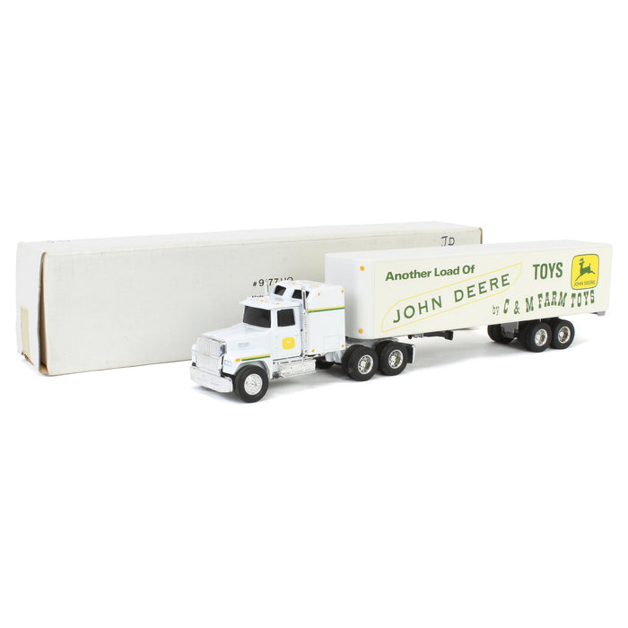 1/64 Ford LTL-9000 John Deere Toys Semi and Box Trailer