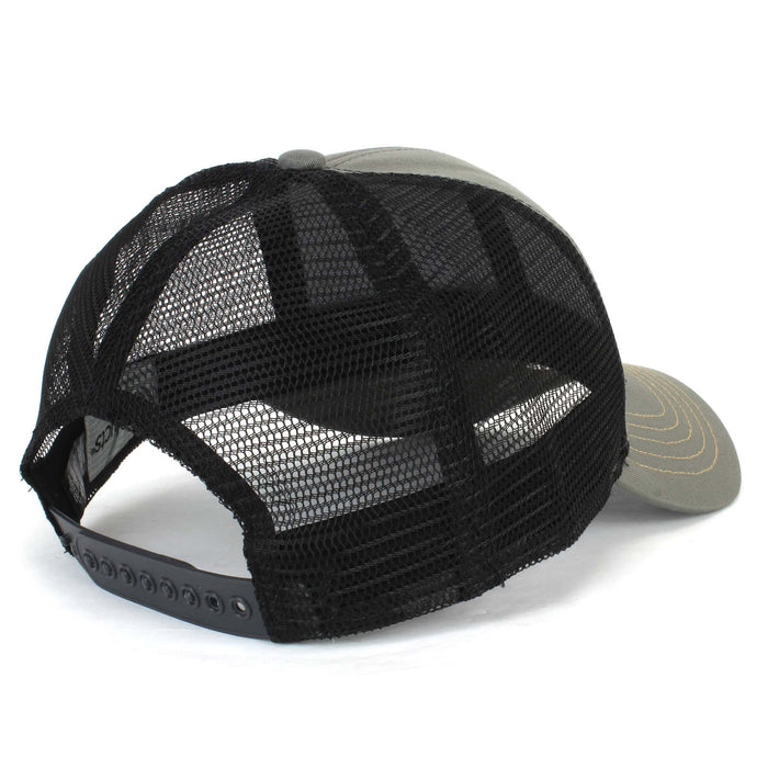 Case Construction Gray Cap with Black Mesh Back