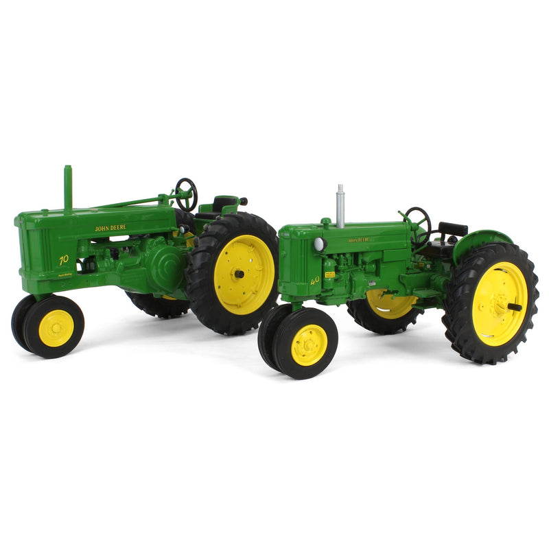 1/16 John Deere 40 and 70 Narrow Front Tractors, 2-Piece 50th Anniversary Collector Set by ERTL