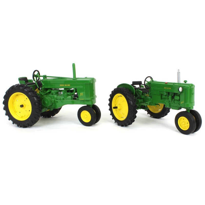1/16 John Deere 40 and 70 Narrow Front Tractors, 2-Piece 50th Anniversary Collector Set by ERTL