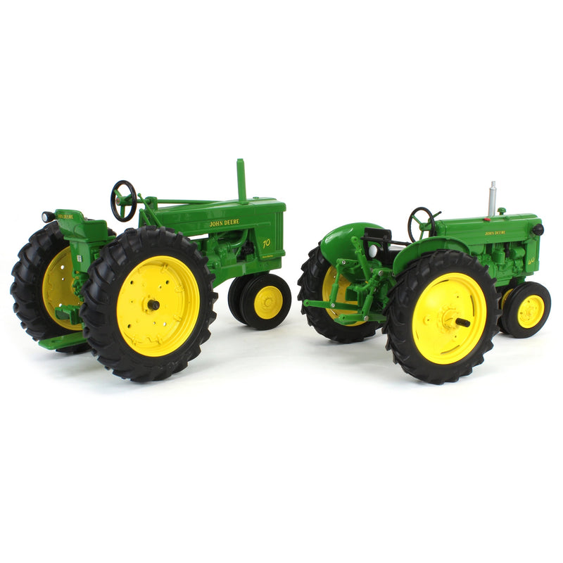 1/16 John Deere 40 and 70 Narrow Front Tractors, 2-Piece 50th Anniversary Collector Set by ERTL
