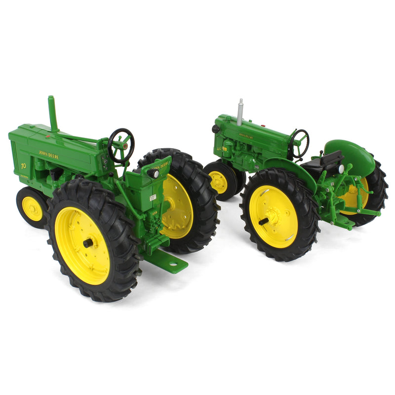 1/16 John Deere 40 and 70 Narrow Front Tractors, 2-Piece 50th Anniversary Collector Set by ERTL