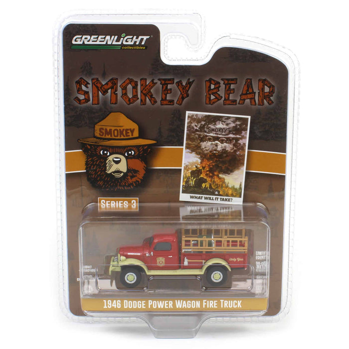 1/64 1946 Dodge Power Wagon Fire Truck "What Will It Take?", Smokey Bear Series 3