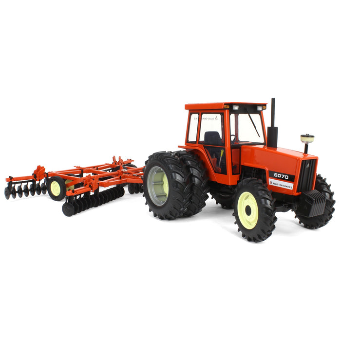 (B&D) 1/16 Allis Chalmers 6070 FWA with Rear Duals & Orange Wing Disc, 2024 Iowa FFA Limited Edition - Damaged Box