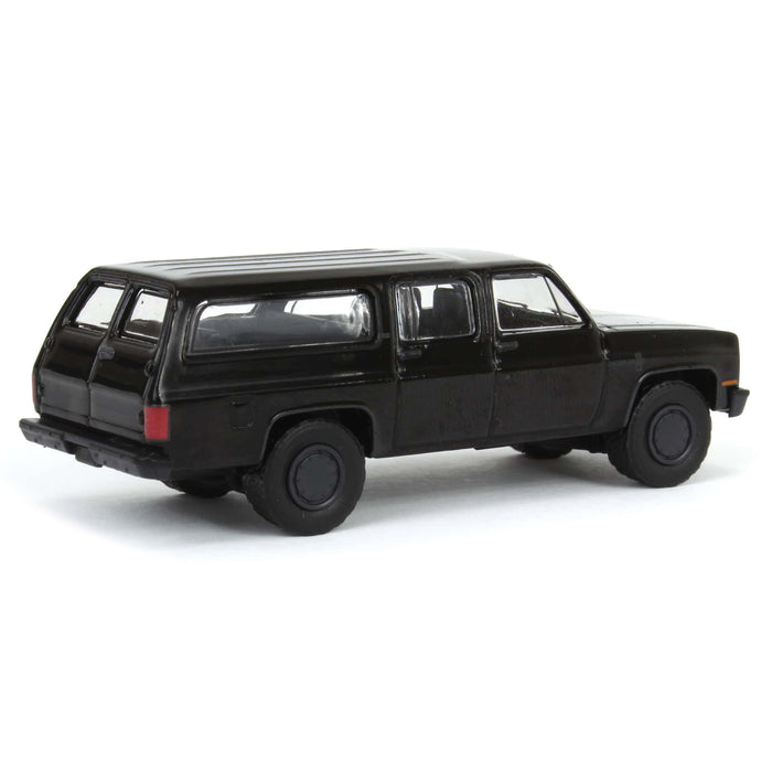 1/64 1985 Chevrolet Suburban C10 Custom Deluxe, Black Bandit Series 29