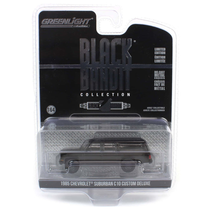 1/64 1985 Chevrolet Suburban C10 Custom Deluxe, Black Bandit Series 29