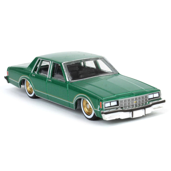 1/64 1985 Chevrolet Impala, Bright Green Metallic, California Lowriders Series 4