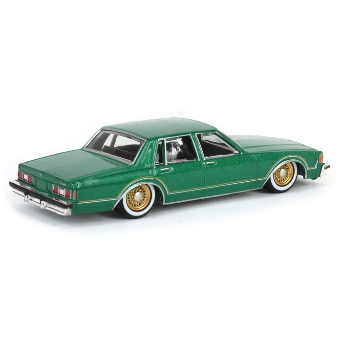 1/64 1985 Chevrolet Impala, Bright Green Metallic, California Lowriders Series 4