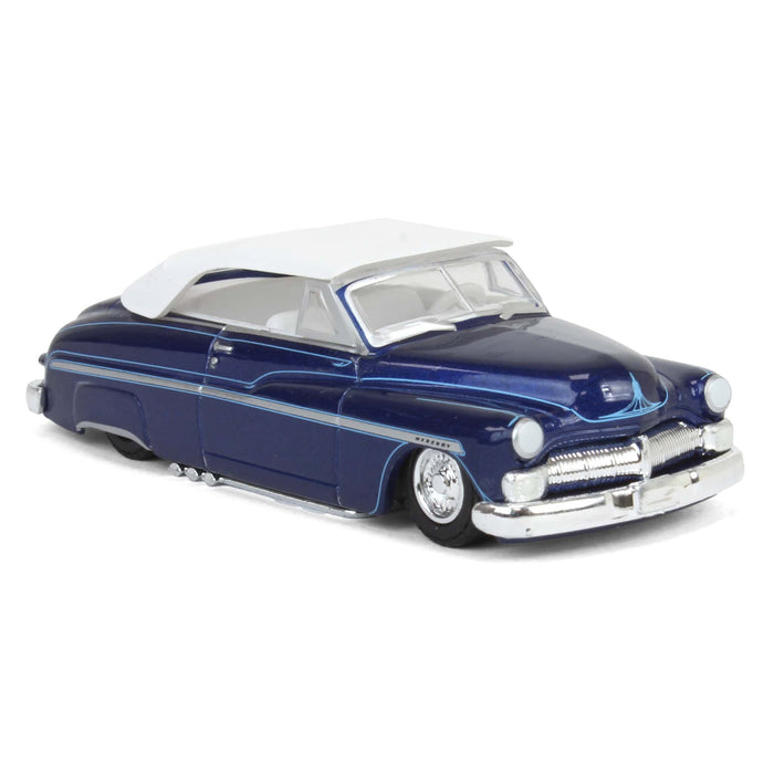 (B&D) 1/64 1950 Mercury Eight Chopped Top Convertible with Pinstripes, California Lowriders Series 4 - Damaged Box