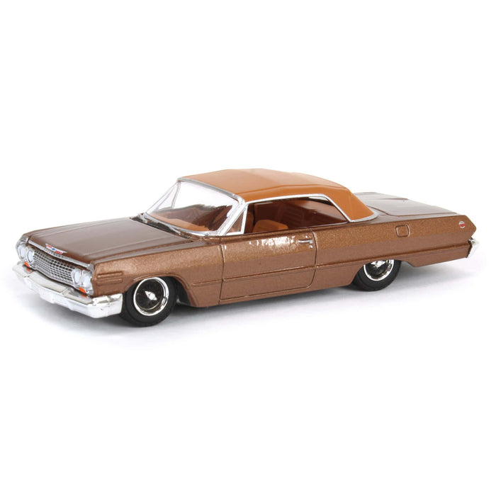 1/64 1963 Chevrolet Impala SS Convertible, Bronze Metallic, California Lowriders Series 6