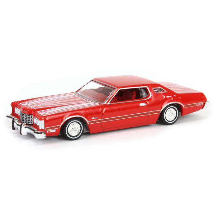 1/64 1973 Ford Thunderbird, Red Custom, California Lowriders Series 6