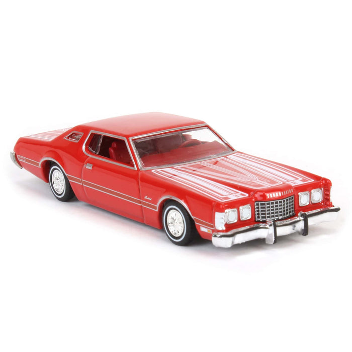 1/64 1973 Ford Thunderbird, Red Custom, California Lowriders Series 6