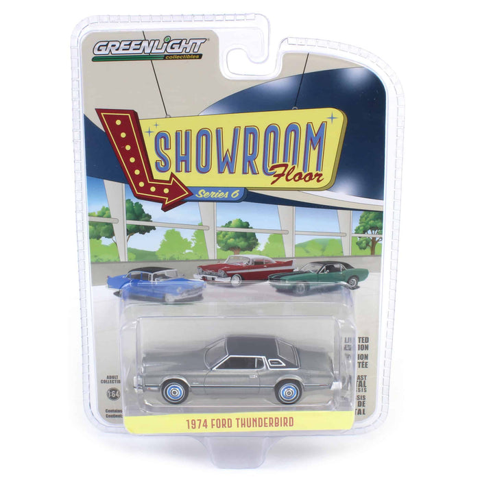 Raw Chase ~ 1/64 1974 Ford Thunderbird, Blue Starfire, Showroom Floor Series 6