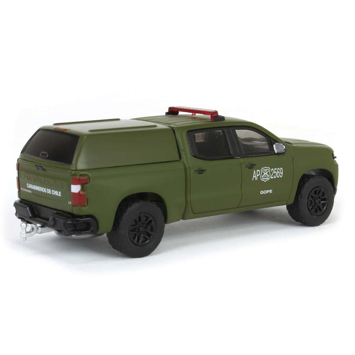 1/64 2021 Chevrolet Silverado LT Trail Boss Z71 with Camper Shell, Carabineros De Chile