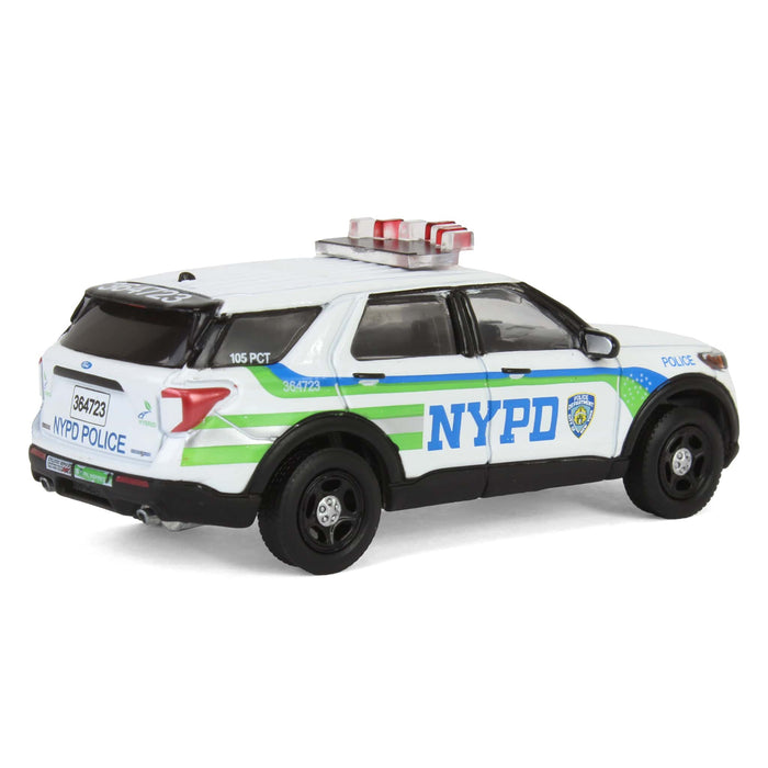 (B&D) 1/64 2023 Ford Police Interceptor Utility, NYPD, Hobby Exclusive - Damaged Box