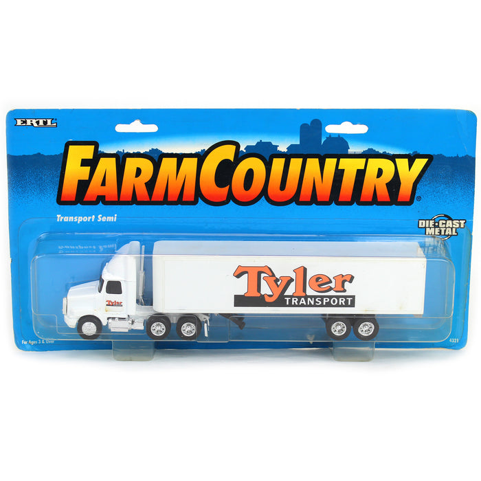 (B&D) 1/64 White International Tyler Transport Semi - Damaged Item