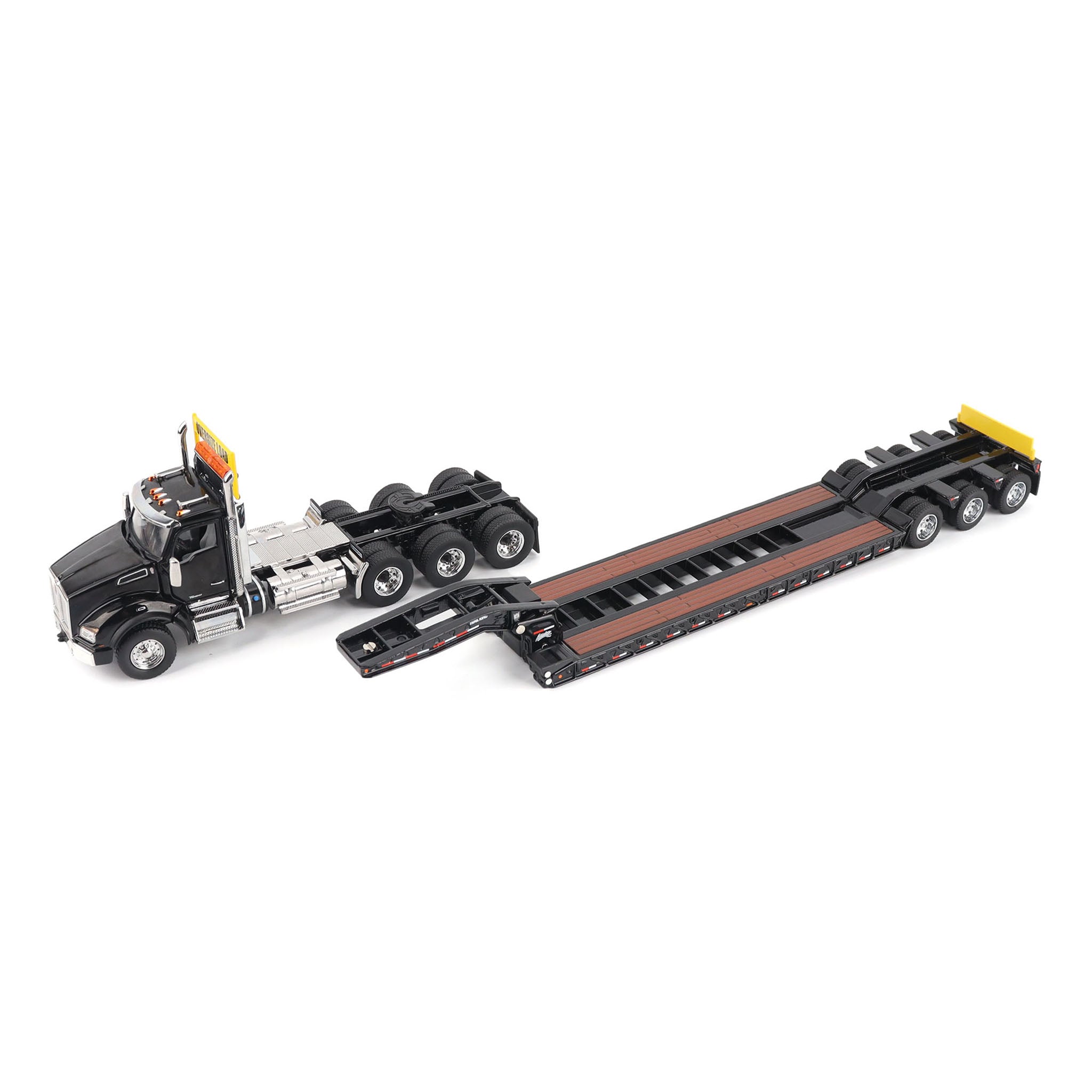 71134 1/50 Black Kenworth T880 SBFA with Black Trail King TK120