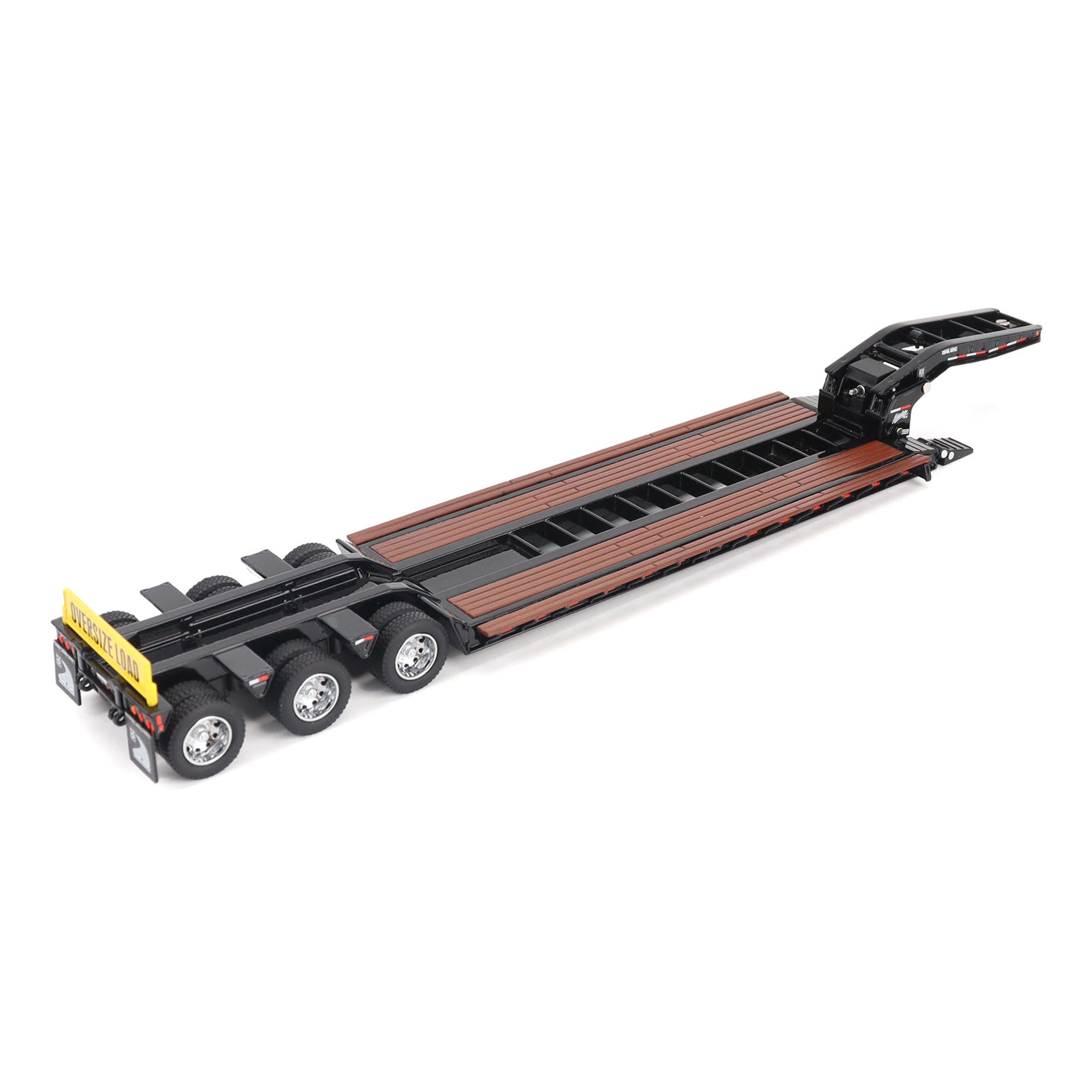 絶版　Lowboy Trailer ミニカー 模型1/50 1/50 Trail King TK120 HDG Lowboy Trailer (Black Outrigger Version