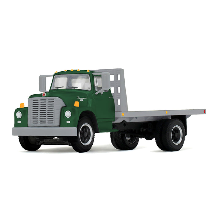 1/64 1970s International Loadstar Flatbed Truck, Shanter Green, DCP by First Gear