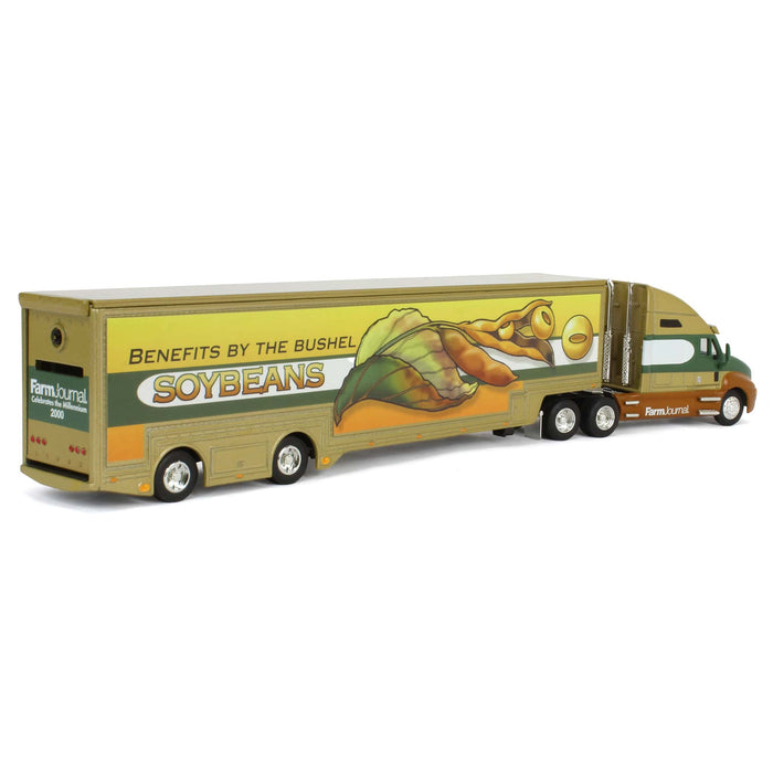 1/64 Limited Edition Kenworth T2000 with Farm Journal Featherlite Trailer Collector's Bank