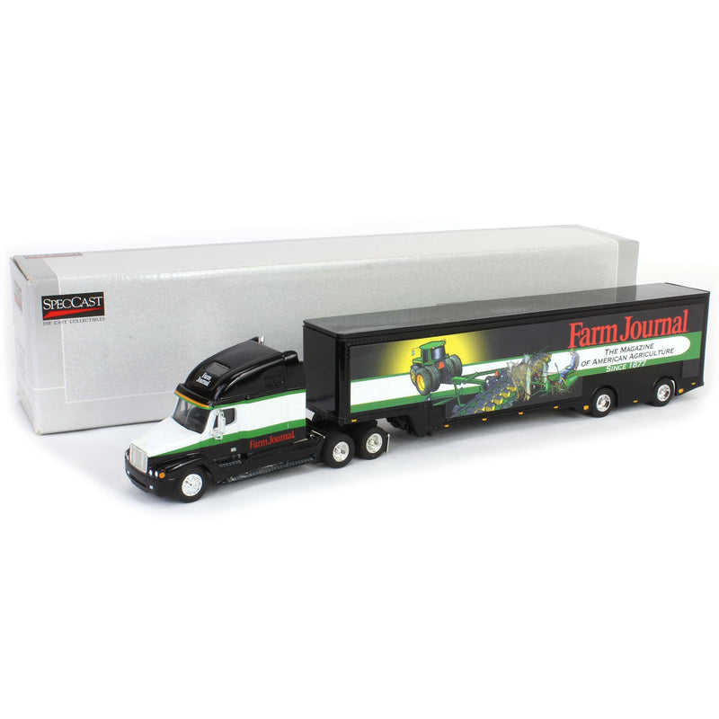 1/64 Freightliner C120 Semi with Farm Journal Corn Featherlite Trailer by SpecCast