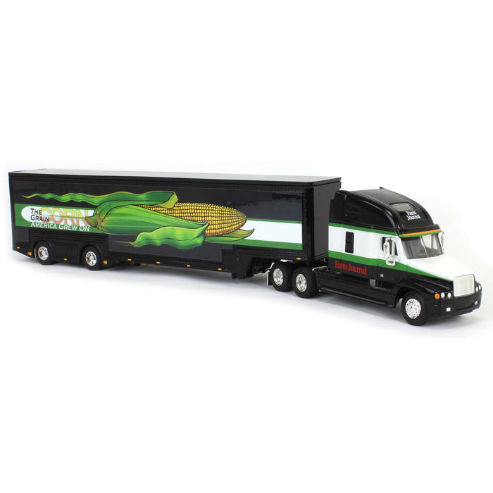 1/64 Freightliner C120 with Farm Journal  Corn Featherlite Trailer