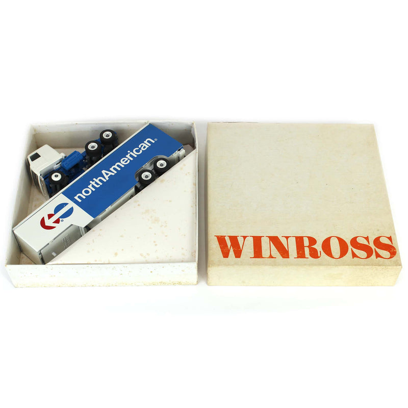 1/64 Winross Mack COE Truck & Box Trailer, North American