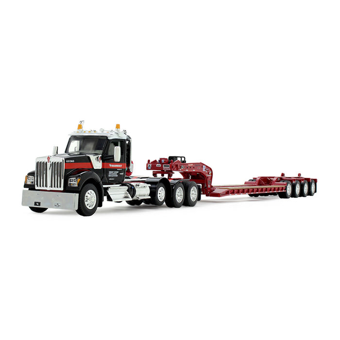 1/64 Kenworth W990 with Tri-axle Fontaine Magnitude Lowboy Trailer, Mammoet, DCP by First Gear